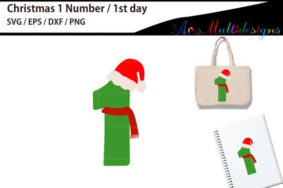 1st Day of Christmas: A Versatile Graphic for Holiday Designs