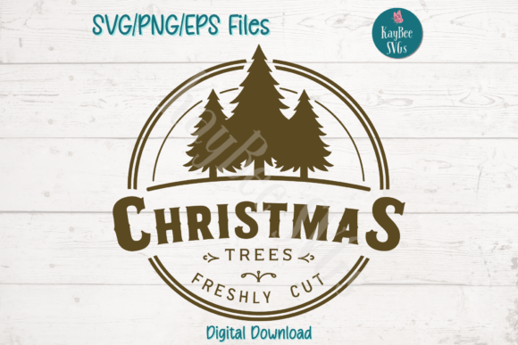 A Christmas Tree Farm Logo for Crafters & Graphics