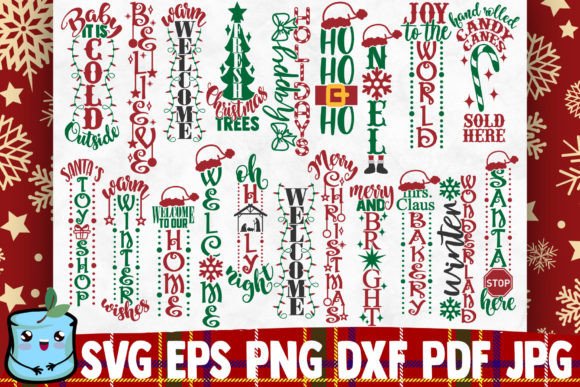 A Designer's Review of Christmas Porch Signs Bundle for Craft & Graphics