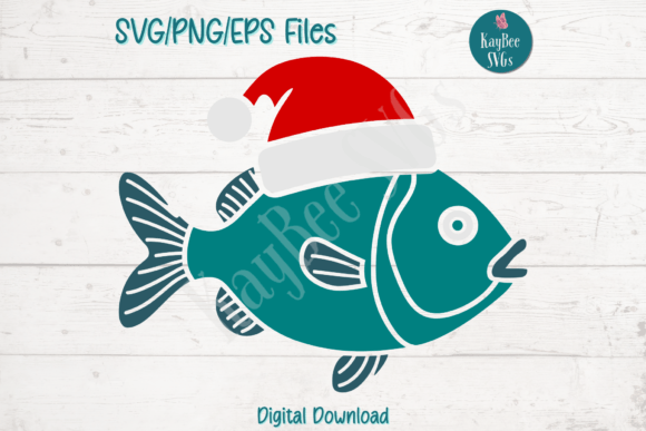 A Festive Fish: A Graphic Asset for Crafts & Seasonal Branding