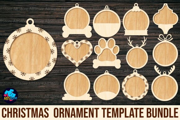 A Laser Cutting Guide to Festive Christmas Ornament Templates