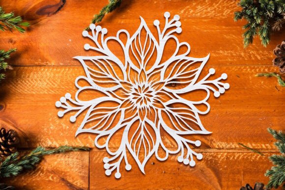A Real Seller’s Review of Christmas Flower Laser Cut SVG Clipart
