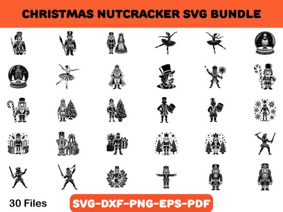 Christmas Nutcracker SVG Bundle: A Festive Graphics Treasure