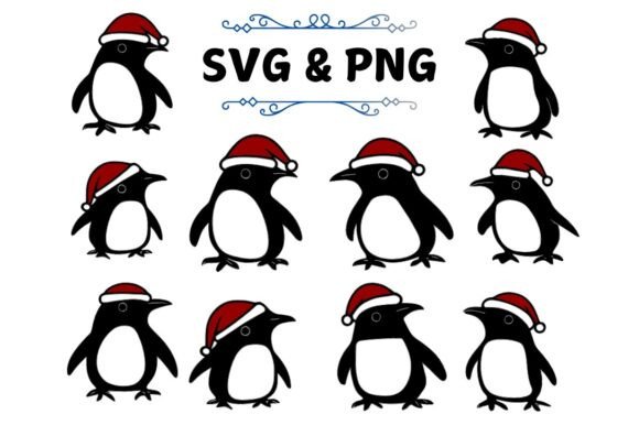 Christmas Penguin Pack: A Charming Embroidery Design