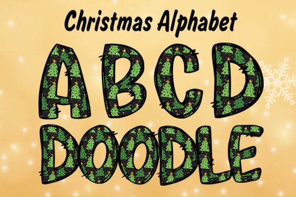 Christmas Tree Alphabet: A Festive Design Review