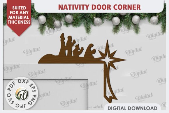 Crafting a Cozy Nativity Corner for Laser Cut Winter Décor