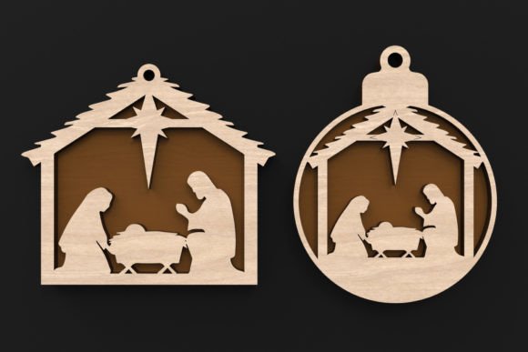 Crafting a Premium Laser Cut Nativity Bauble for the Season