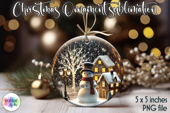 Crafting Holiday Magic: A Snow Globe Design for Graphic Branding