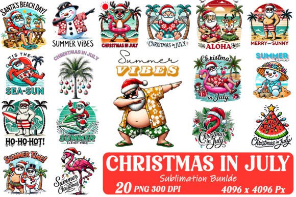 Crafting Summer Christmas Magic: A Graphics Bundle Review