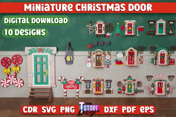 Crafting Winter Magic with Laser Cutting and Elf Door Décor