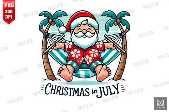 Evaluating Christmas in July Santa Graphics for Crafts & Selling