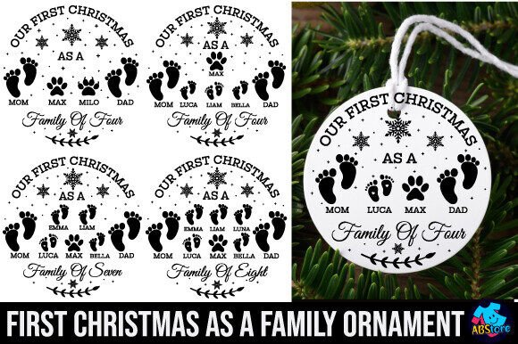 First Christmas As a Family Ornament: A Crafts and Graphics Asset Review