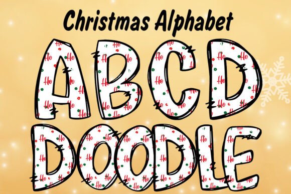 Review: Ho Ho Christmas Alphabet for Graphics & Illustrations