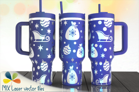 Reviewing the Christmas Sleigh Tumbler Laser Engraving Graphic